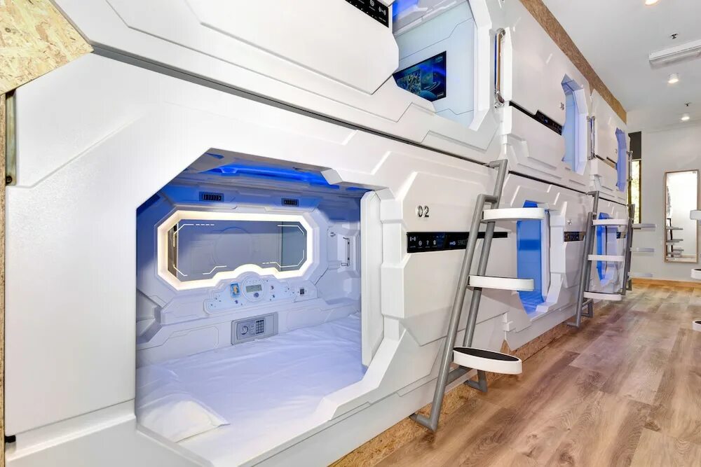 Капсульный отель в казани цена и фото Забронировать отель Space Q Capsule Hotel в Австралии онлайн Хеймаркет. отзыва о