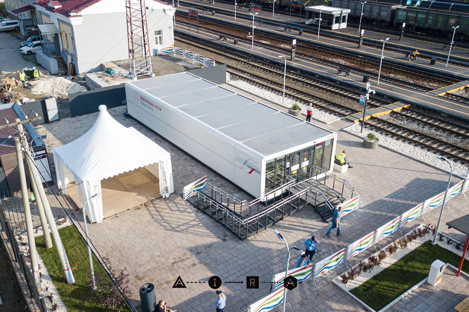 Капсульный вокзал фото The first capsule train station in Russia