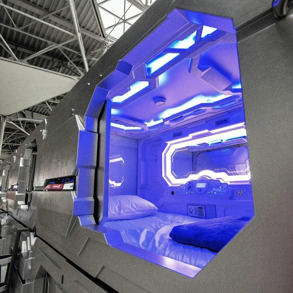 Капсулы для сна в аэропорту фото Капсульный отель AEROSLEEP, Внуково, Москва у аэропорта, цены от 1200 руб. Номер