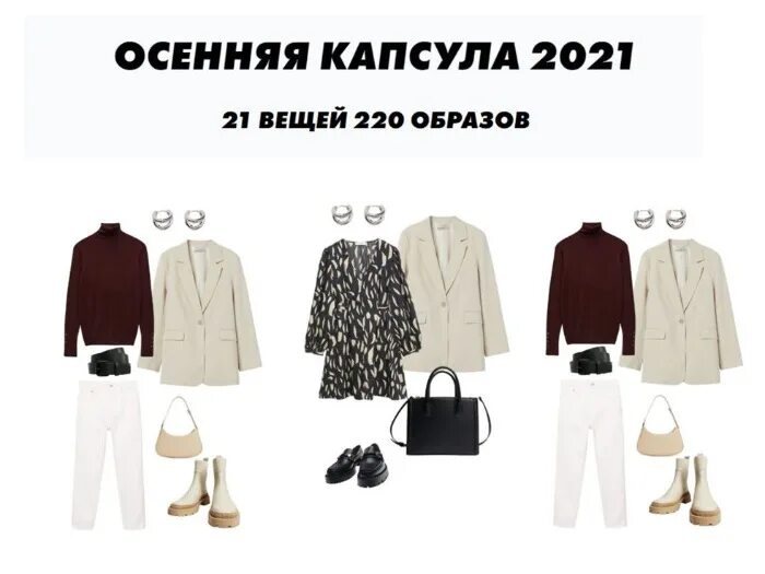 Капсулы на осень 2024 женские фото Осенняя капсула 2021 (blueunicorn.ru) - slivmk.ru