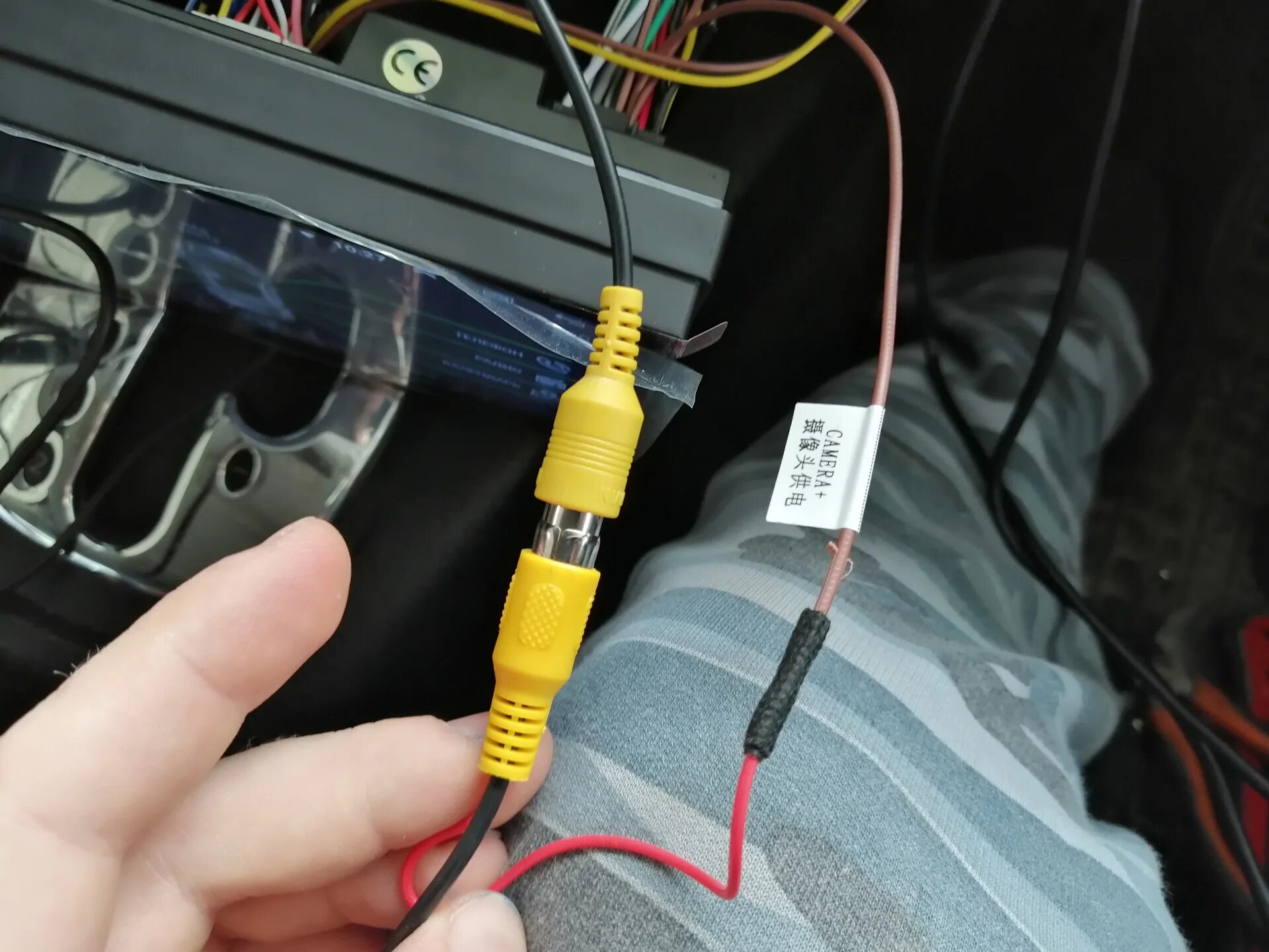 Каптива подключение камеры заднего вида 2 DIN Магнитола Android установка - Volkswagen Passat B5, 1,8 л, 2001 года аксес