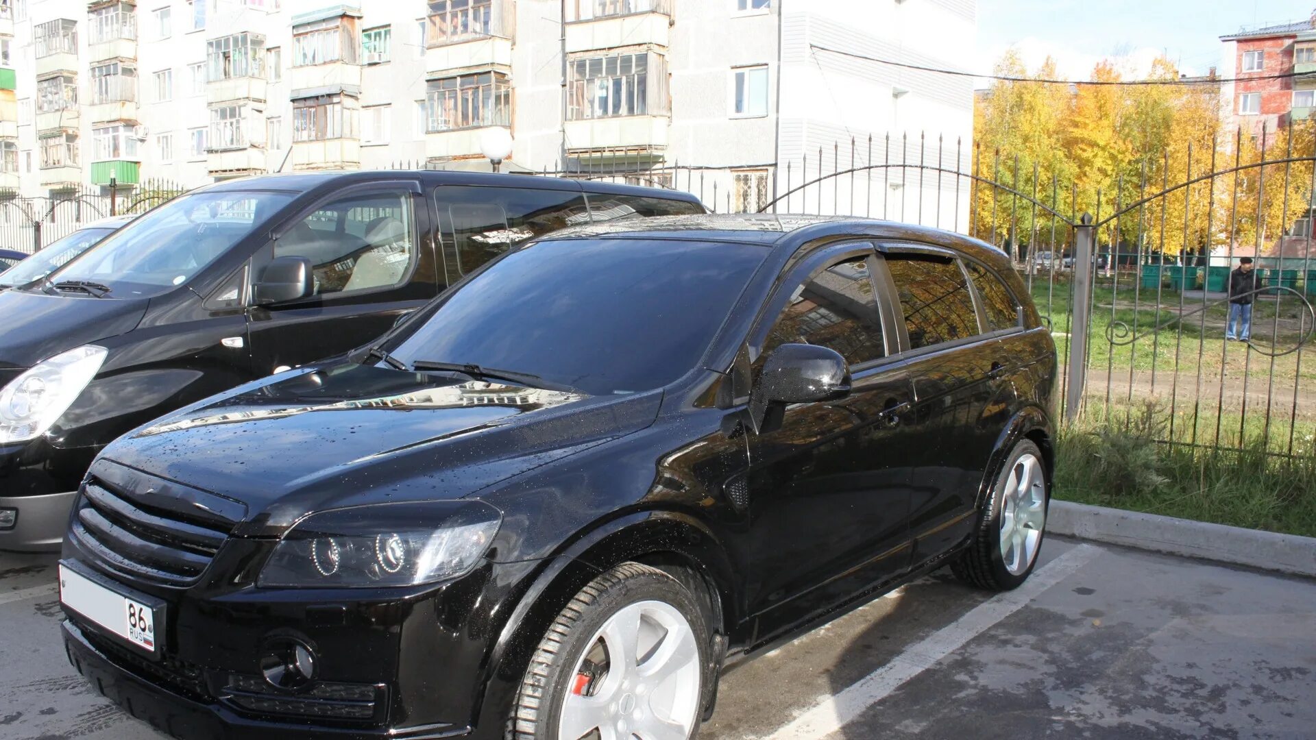 Каптива шевроле тюнинг купить Chevrolet Captiva (1G) 3.2 бензиновый 2008 BlacK BlacK SharK на DRIVE2