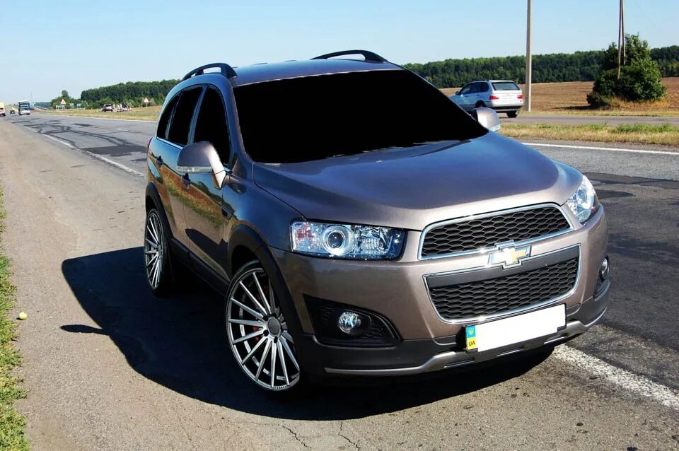 Каптива шевроле тюнинг купить Эпопея с отбойниками - Chevrolet Captiva (1G), 2,4 л, 2013 года визит на сервис 
