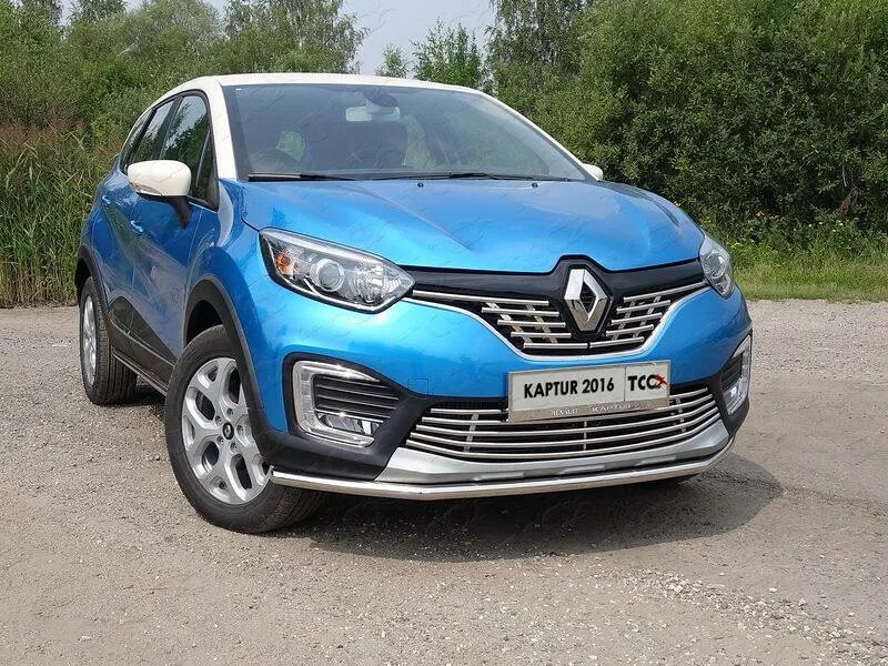 Каптур тюнинг решетки Защита передняя нижняя 42,4 мм для автомобиля Renault Kaptur 2016-, TCC Тюнинг R