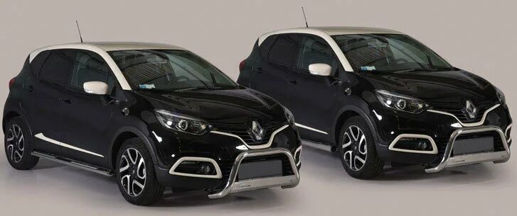 Каптур тюнинг решетки Stainless Steel Grille Guard Renault Captur 2013-on Fortec 4x4