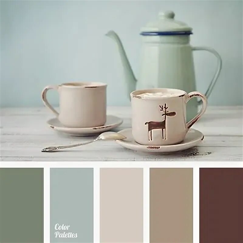 Капучино сочетание в интерьере Color Palette #2496 Настенные цветы, Вдохновляющие цвета, Палитра