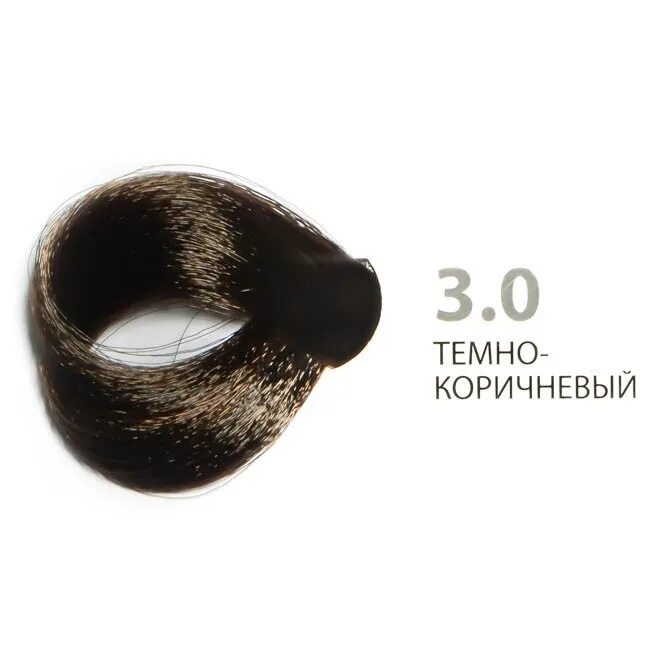 Капус коричневый цвет волос фото Kapous / № 3.0 темно-коричневый STUDIO Крем-краска для волос Studio 100мл. Краск