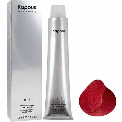 Капус краска для волос фото Купить Крем-краска Kapous Professional по Промокоду SIDEX250 в г. Сургут + обзор