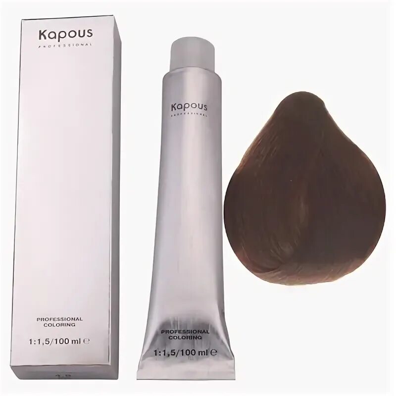 Капус краска для волос фото Крем-краска для волос (тон № 7.8 карамель) Kapous Professional - купить за 224 р