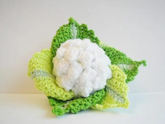 Капуста амигуруми крючком схема Crochet Cauliflower Pretend Play Crochet vegetables Play Kitchen food Amigurumi 
