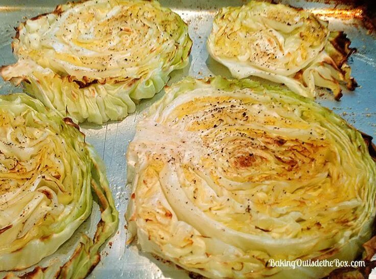 Капуста блюда рецепты фото Cabbage Steaks Recipe Grilled or Baked Cabbage steaks recipe, Cabbage steaks, Ba
