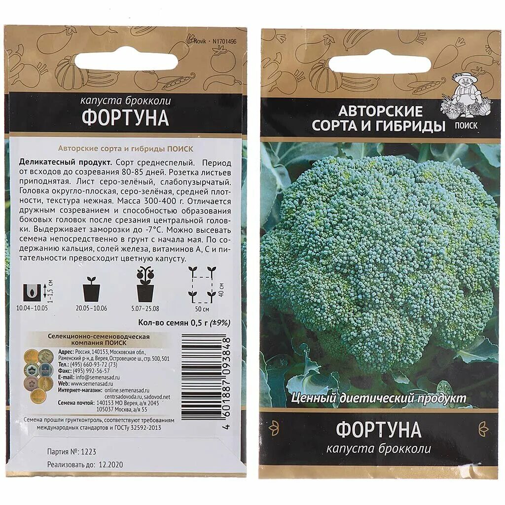 Капуста брокколи фортуна описание сорта фото отзывы Семена Капуста брокколи, Фортуна, 0.5 г, цветная упаковка, Поиск в Обнинске: цен