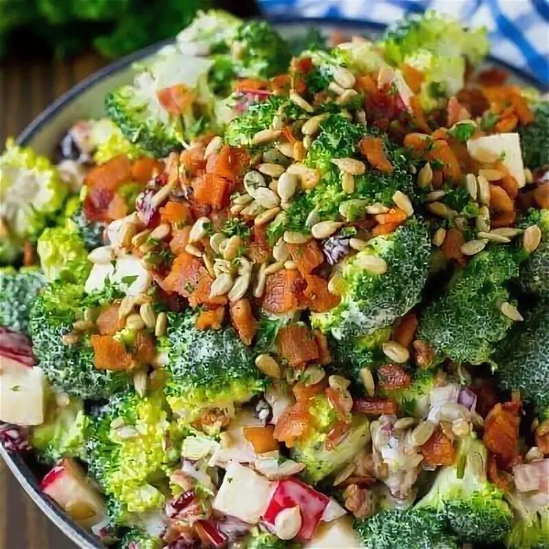 Капуста брокколи фото рецепты салаты Broccoli Salad Broccoli salad recipe, Salad recipes, Salad dishes