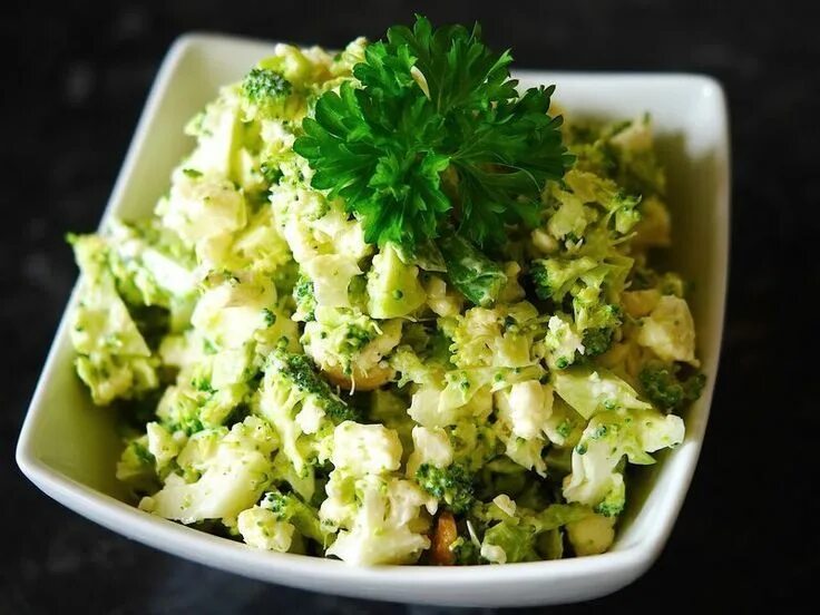 Капуста брокколи фото рецепты салаты Broccoli Cauliflower Salad Salad recipes healthy easy, Broccoli cauliflower sala