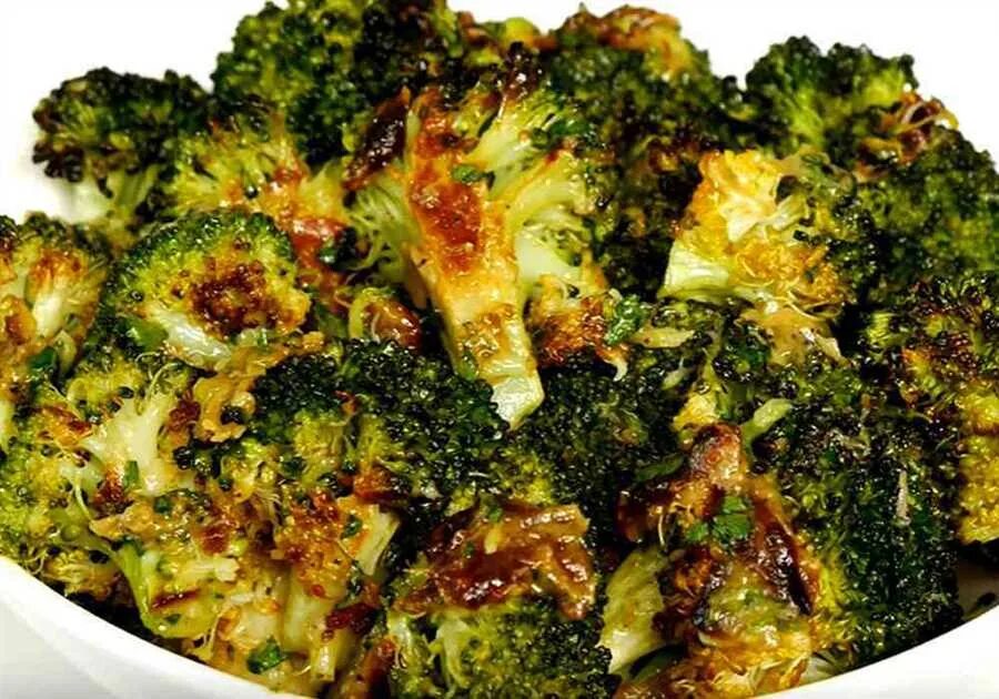 Капуста брокколи фото в духовке Рецепт запеченая брокколи с чесноком и пармезаном - готовим вкуснейшие цветки бр