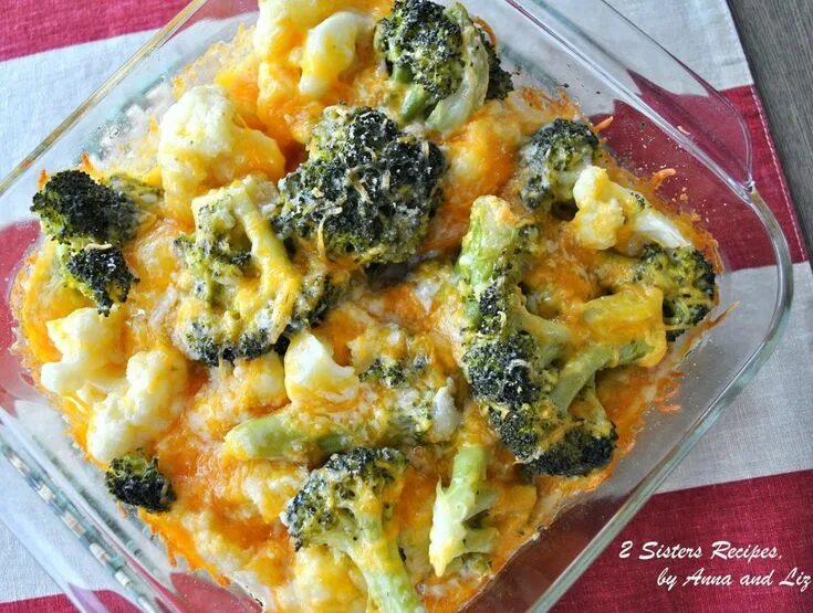 Капуста брокколи фото в духовке Baked Kale, Broccoli, Cauliflower, Cheddar - 2 Sisters Recipes by Anna and Liz B