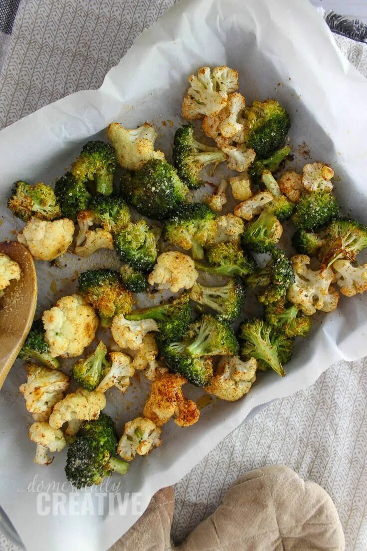 Капуста брокколи фото в духовке Im Ofen gerösteter Brokkoli und Blumenkohl machen die perfekte ... - Vegan cooki