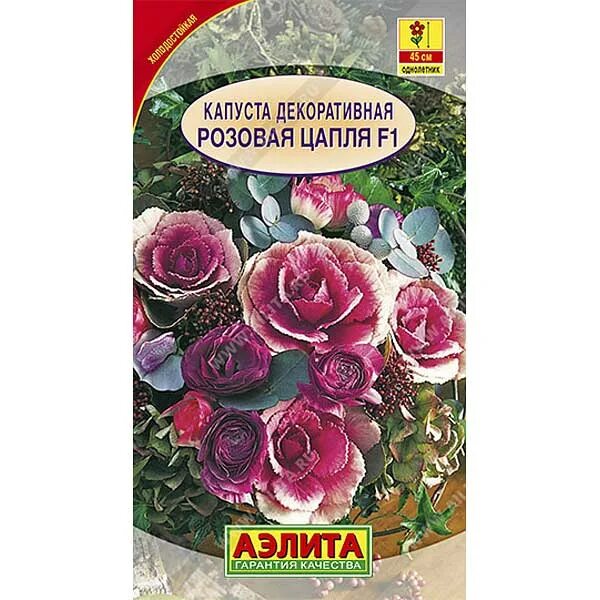 Капуста декоративная цапля фото Купить Капуста декор. Розовая цапля Аэлита Ц в интернет-магазине РУТРУМ. Доставк