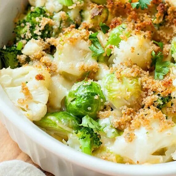Капуста диетические рецепты с фото Epic Winter Veggie au Gratin. This isn't your average casserole! Get ready to fa