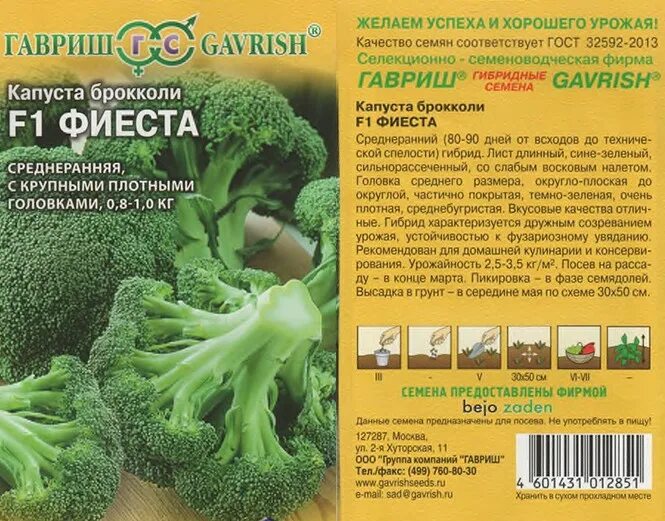 Капуста фиеста описание сорта фото отзывы Линда - лучший сорт брокколи! И обзор сортов Дача
