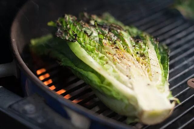 Капуста гриль рецепты с фото Grilled Romaine