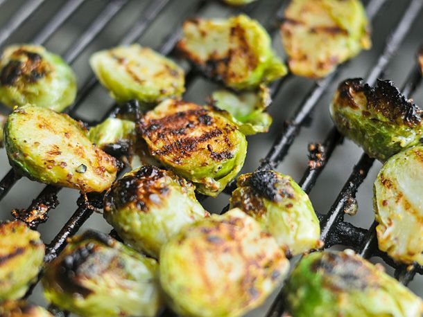 Капуста гриль рецепты с фото Grilled Crispy Mustard Brussels Sprouts Recipe