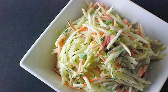 Капуста кольраби рецепты приготовления с фото Kohl-Slaw Recipe Slaw recipes, Kohlrabi slaw, Kohlrabi
