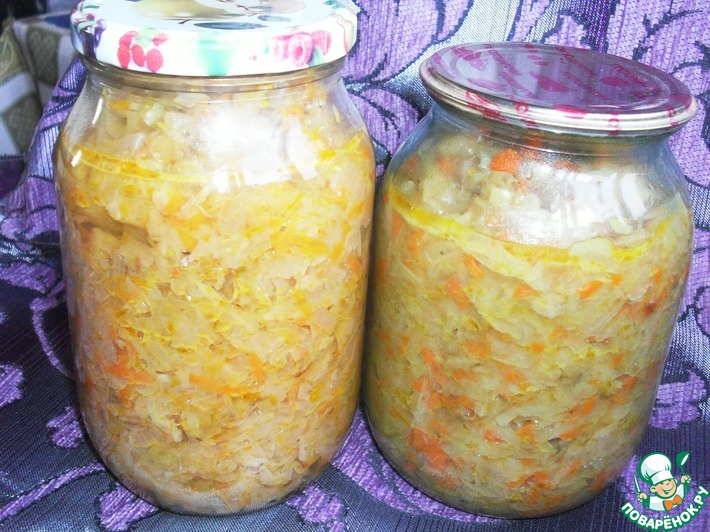 Капуста консервированная рецепты с фото Капуста маринованная консервированная - кулинарный рецепт