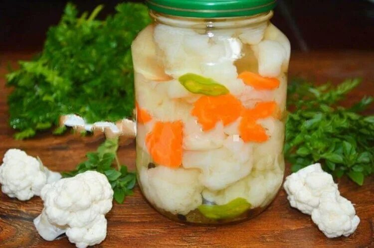 Капуста консервированная рецепты с фото Маринованная цветная капуста на зиму: 15 быстрых рецептов