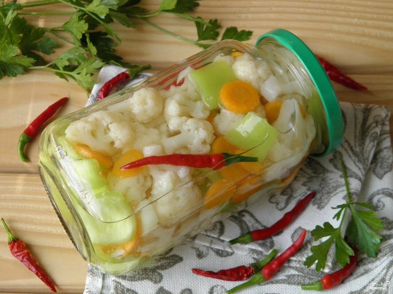 Капуста консервированная рецепты с фото Закатка цветной капусты - пошаговый рецепт с фото на Повар.ру