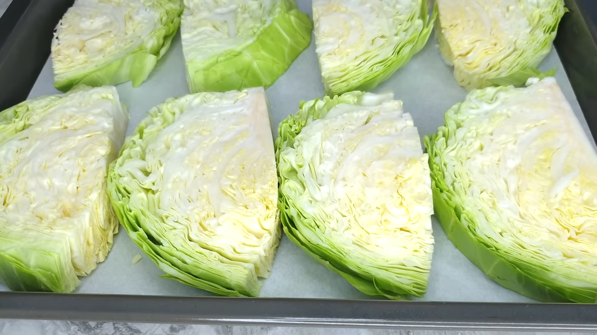 Капуста кусками фото рецепт Блюдо, которое понравилось моей семье: капуста кусками с куриными ножками в духо