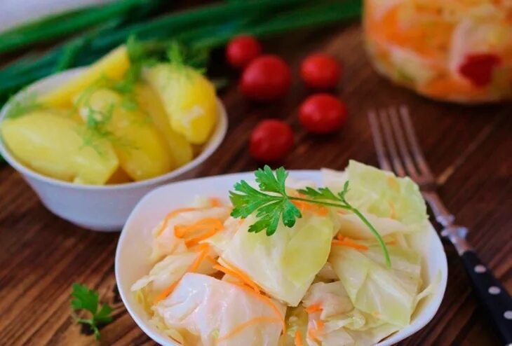 Капуста кусочками фото рецепт Картинки КАПУСТА КУСОЧКАМИ БЕЗ УКСУСА