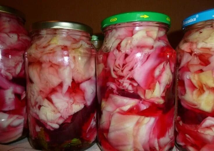 Капуста маринованная в банках фото Маринованная свекла с капустой - пошаговый рецепт с фото. Автор рецепта Александ