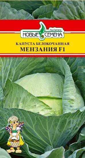 Капуста мензания фото Купить Капуста белокочанная "Новые семена" Мензания F10,05 г в Онсад.ру с достав