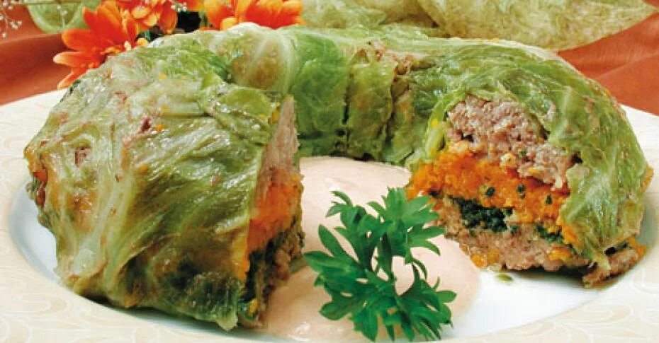 Капуста мясо рецепты с фото Рулет из капусты - рецепт с фото пошаговый