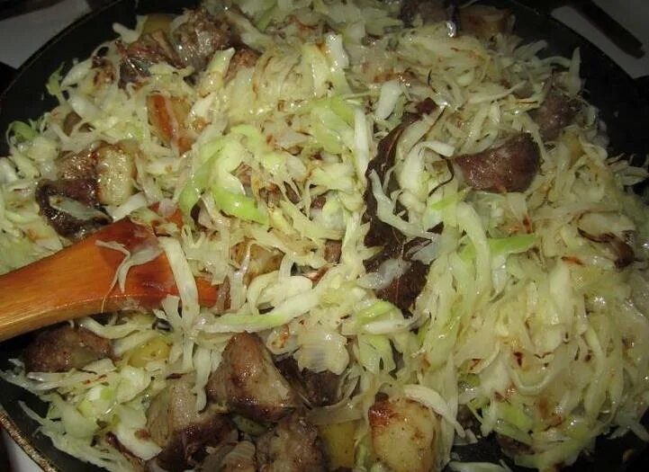 Капуста мясо рецепты с фото Свинина с капустой и картошкой - пошаговый рецепт с фото на Повар.ру