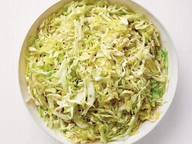 Капуста на гарнир рецепты с фото Get Wilted Cabbage Salad Recipe from Food Network Cabbage salad recipes, Cabbage
