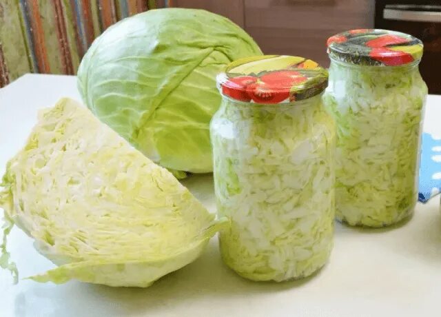 Капуста на зиму пошагово с фото Капуста маринованная на зиму под железную крышку - CoffeePapa.ru