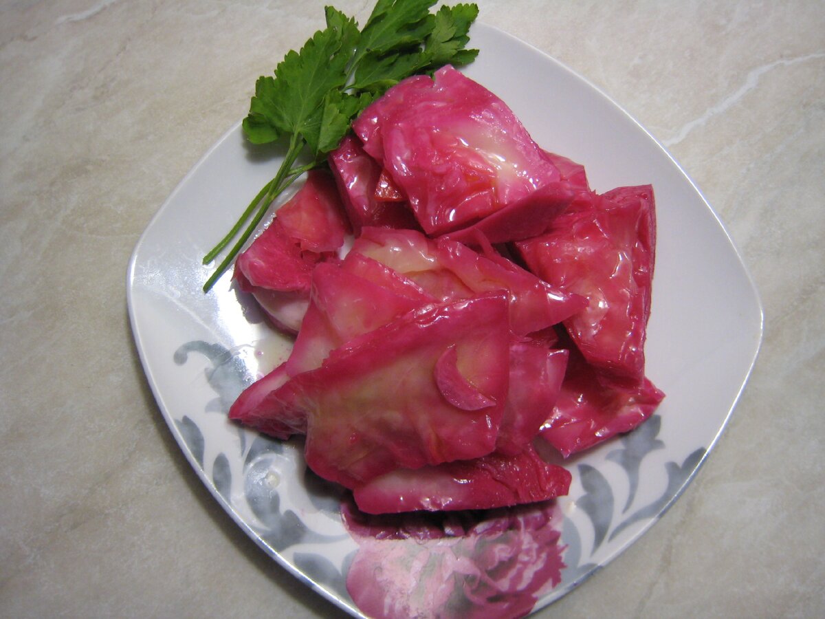 Капуста пелюстка с буряком рецепт с фото Капустка - пелюстка. Просто, быстро, вкусно, красиво. Пошаговый рецепт с фото. S