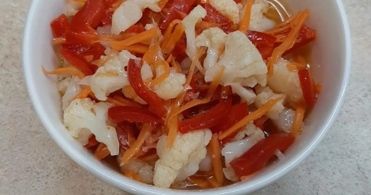 Капуста по корейски фото Цветная капуста по-корейски - покроковий рецепт з фото. Автор рецепта Алина Лысе
