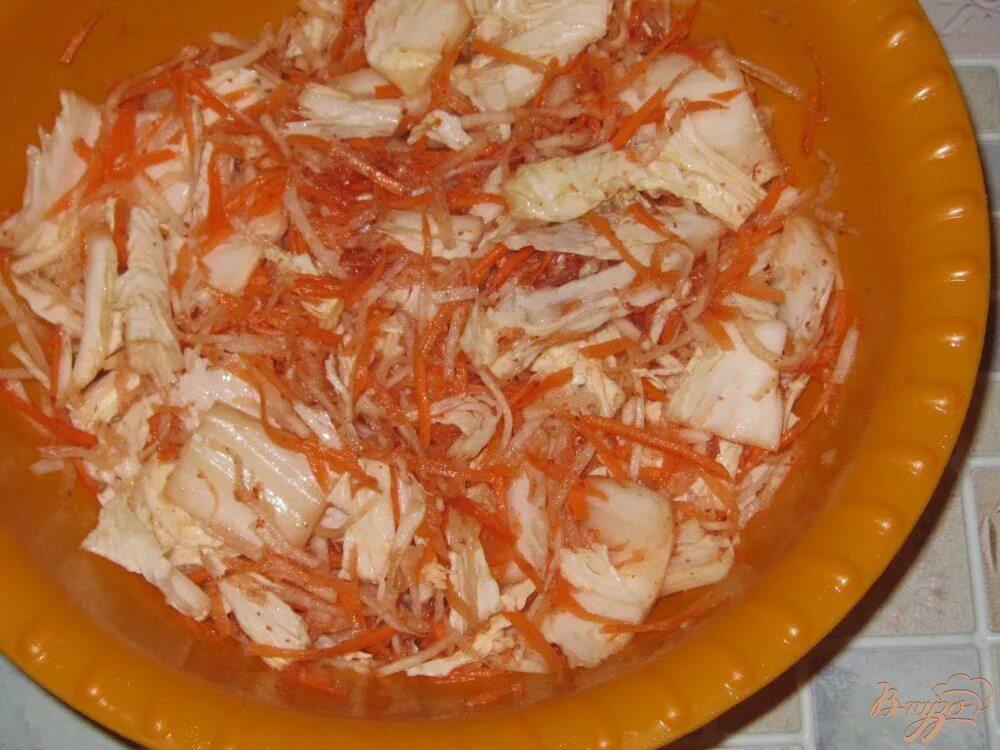 Капуста по корейски по шагово фото Пекинская капуста с редькой по-корейски - рецепты с фото на vpuzo.com