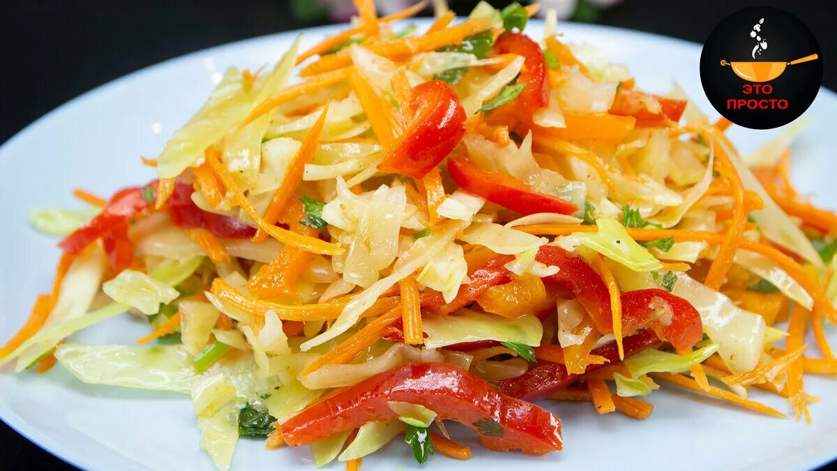 Капуста по корейски по шагово фото Капуста по-корейски Евгения Полевская Это просто Дзен