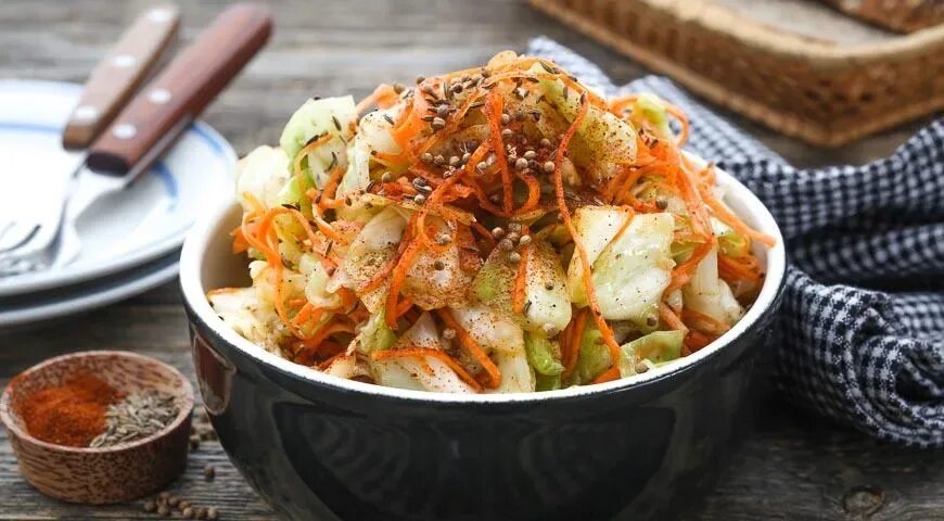 Капуста по корейски с фото пошагово Маринованная капуста по-корейски, пошаговый рецепт с фото на 193 ккал