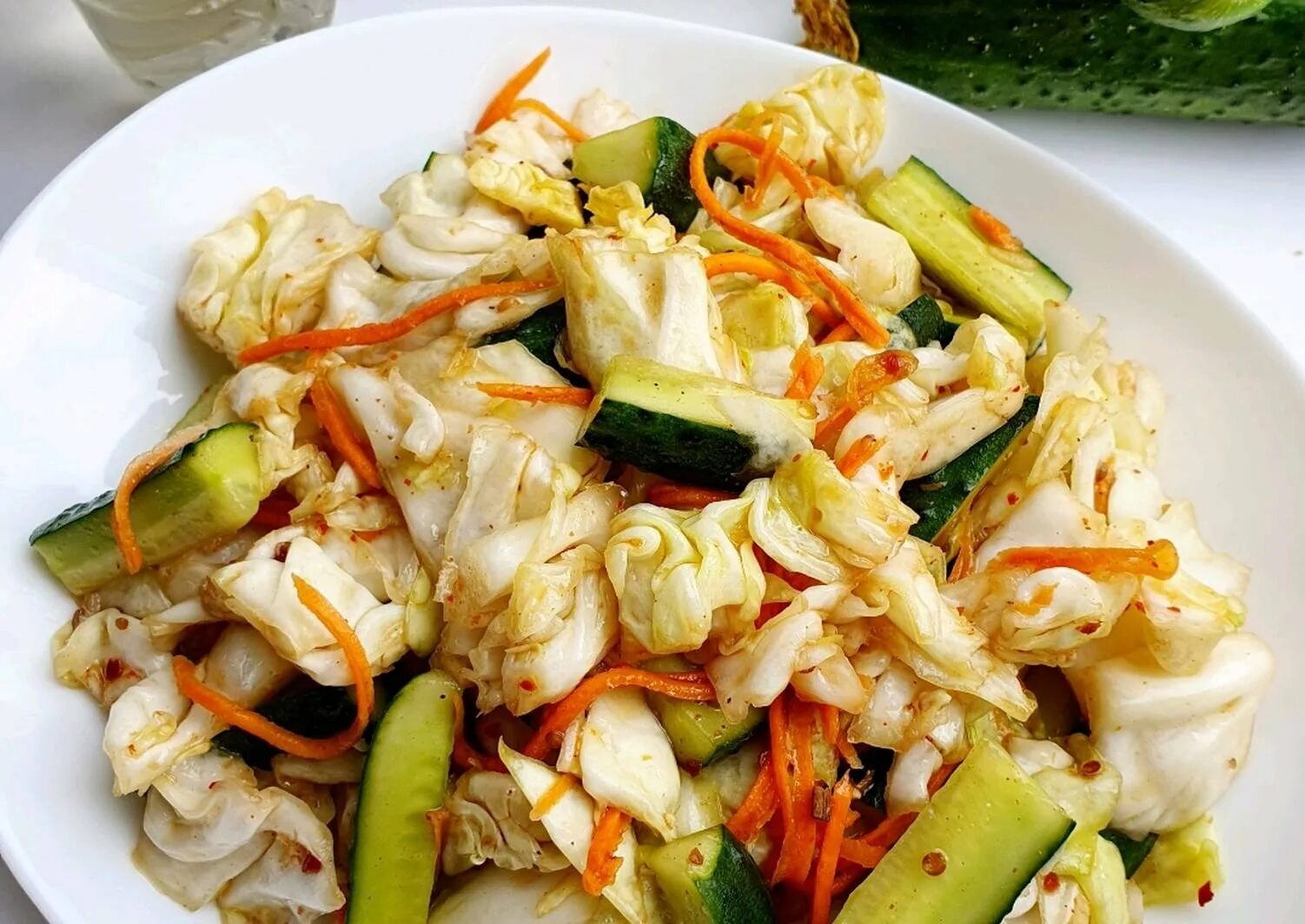 Капуста по корейски салат с фото Капуста с огурцами по корейски - Капустный салат по корейски (73 фото) . 1080x19