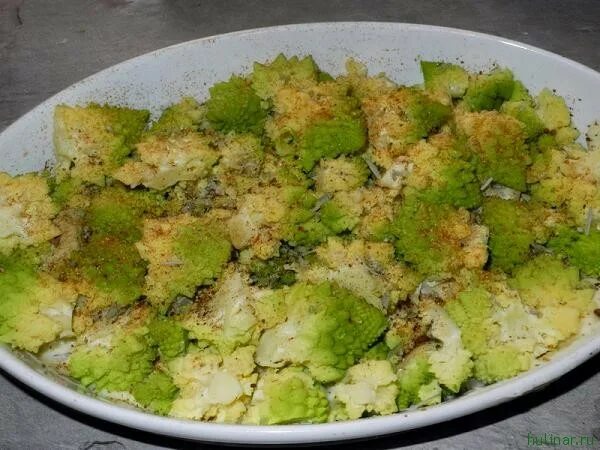 Капуста романеско фото рецепт коротко Капуста романеско запечённая под сырным бешамелем Мужской кулинарный сайт - лучш