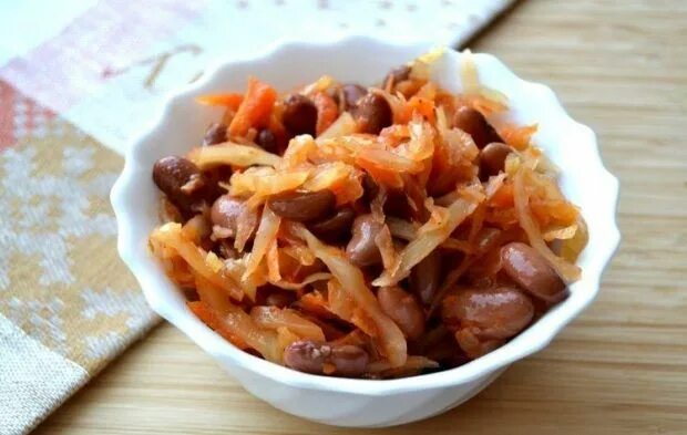 Капуста с фасолью рецепт с фото Капуста тушеная с фасолью в мультиварке Recipe Cooking, Food, Cabbage