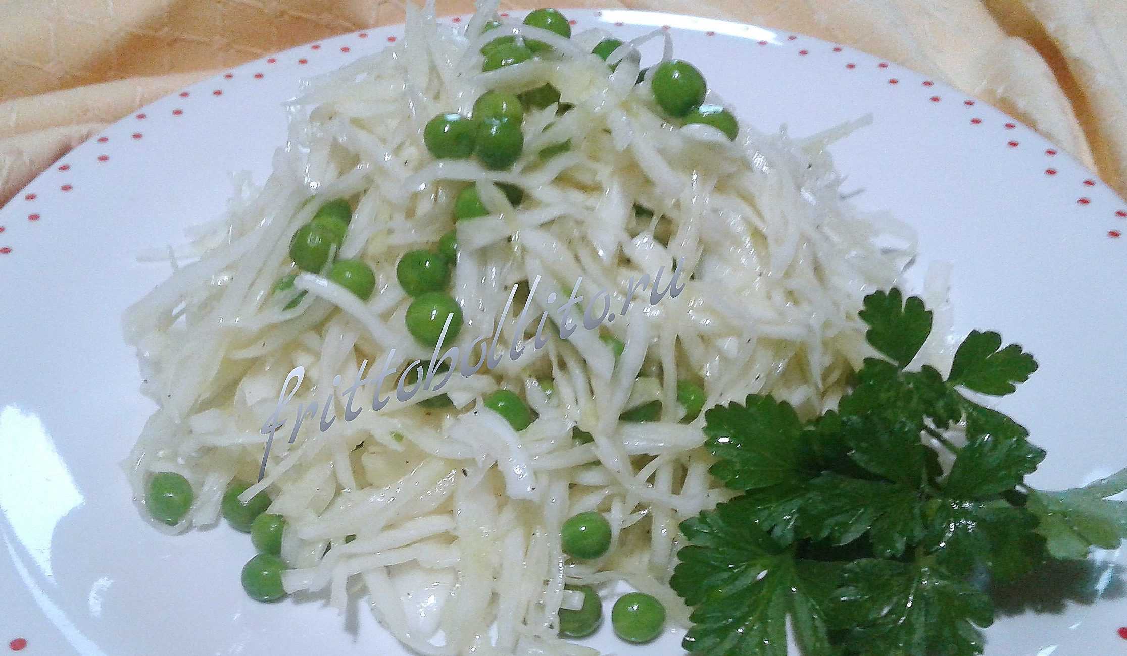 Капуста с горошком фото Салат из капусты с зеленым горошком: найдено 82 изображений
