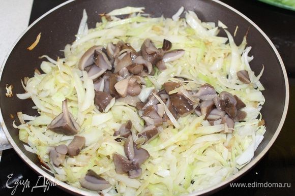 Капуста с грибами рецепт с фото Постный пирог с капустой, рисом и грибами, пошаговый рецепт на 2662 ккал, фото, 