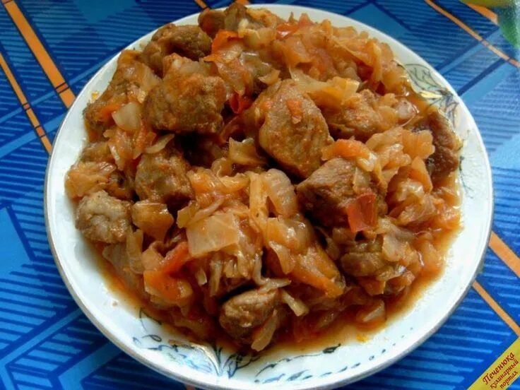 Капуста с мясом фото Солянка из капусты с мясом (пошаговый рецепт с фото) - Кулинарный портал Печенюк