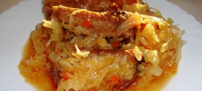 Капуста с ребрышками рецепт с фото Тушеные свиные ребрышки - рецепты с картошкой, капустой, черносливом в мультивар